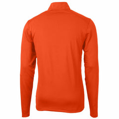 Tampa Bay Buccaneers Cutter & Buck Throwback Logo Virtue Eco Pique Recycled Quarter-Zip Pullover Top Orange - NFL
