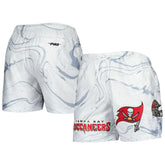 Tampa Bay Buccaneers Pro Standard Allover Marble Print Shorts White - NFL