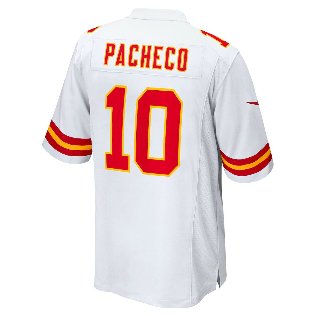 Isiah Pacheco Kansas City Chiefs Away Game Player Jersey - White | NFL Jerseys