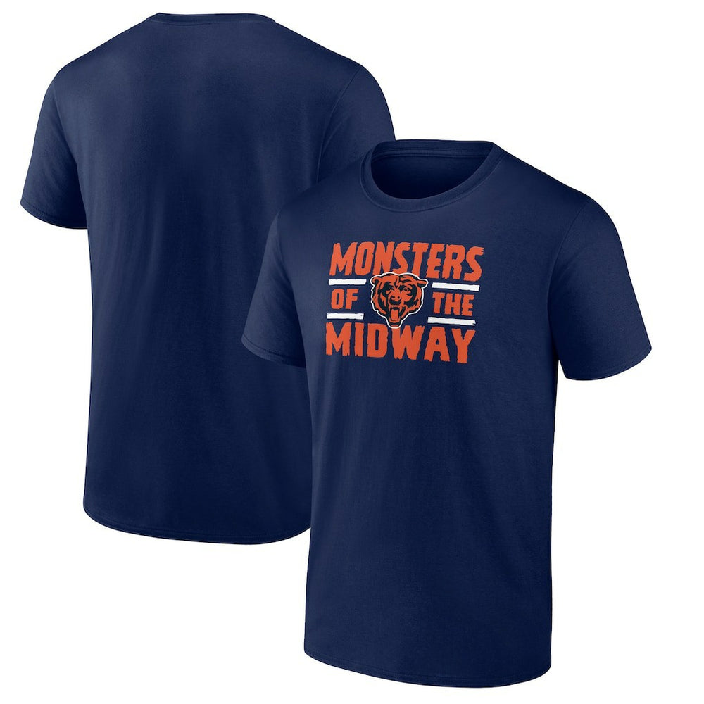 Chicago Bears Open Receiver T-Shirt Navy - NFL
