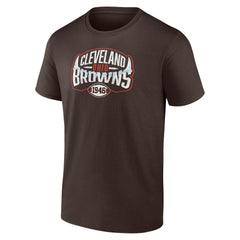 Cleveland Browns Open Receiver T-Shirt Brown - NFL