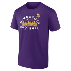 Minnesota Vikings Route Runner T-Shirt Purple - NFL