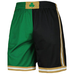 Mitchell & Ness - Boston Celtics Hardwood Classics 2007 Split Swingman Shorts - Kelly Green/Black
