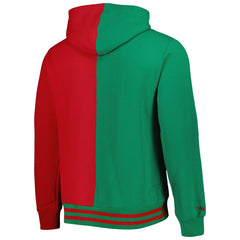 Mitchell & Ness - Milwaukee Bucks Hardwood Classics Split Pullover Hoodie - Green/Red