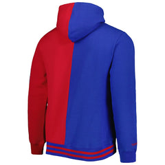 Mitchell & Ness - Philadelphia 76ers Hardwood Classics Split Pullover Hoodie - Royal/Red