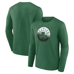 NBA - Boston Celtics Gradient Logo Long Sleeve T-Shirt - Kelly Green