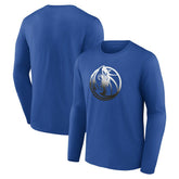 NBA - Dallas Mavericks Gradient Logo Long Sleeve T-Shirt - Blue