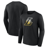NBA - Los Angeles Lakers Gradient Logo Long Sleeve T-Shirt - Black
