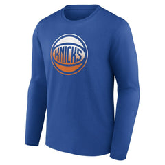 NBA - New York Knicks Gradient Logo Long Sleeve T-Shirt - Blue