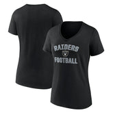 Las Vegas Raiders Victory Arch V-Neck T-Shirt Black - NFL