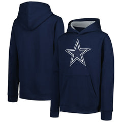 Dallas Cowboys Youth Prime Pullover Hoodie Navy - NFL