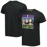NBA - De'Aaron Fox & Domantas Sabonis Sacramento Kings Homage NBA Jam Tri-Blend T-Shirt - Charcoal