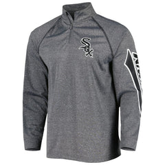 Chicago White Sox Stitches Wordmark Raglan Quarter-Zip Top Sale