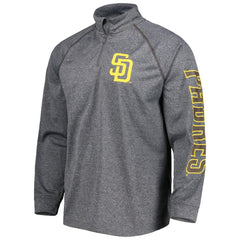 San Diego Padres Stitches Wordmark Raglan Quarter-Zip Top Near Me