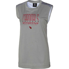Arizona Cardinals Women's No Sweat Tank Top Gray - NFL