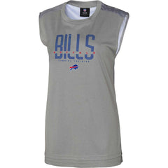 Buffalo Bills Women's No Sweat Tank Top Gray - NFL