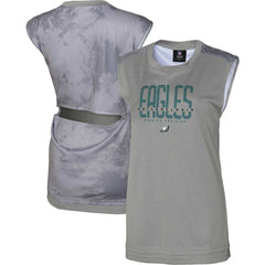 Philadelphia Eagles Women's No Sweat Tank Top Gray - NFL