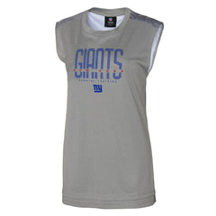 New York Giants Women's No Sweat Tank Top Gray - NFL