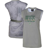 Green Bay Packers Women's No Sweat Tank Top Gray - NFL
