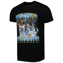 NBA - Ja Morant & Jaren Jackson Jr. Memphis Grizzlies Stadium Essentials Unisex Player Duo T-Shirt - Black