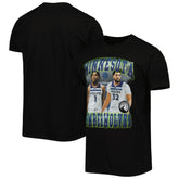 NBA - Anthony Edwards & Karl-Anthony Towns Minnesota Timberwolves Stadium Essentials Unisex Player Duo T-Shirt - Black