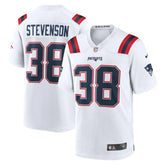 Rhamondre Stevenson New England Patriots Game Player Jersey White - Nike