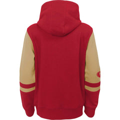 San Francisco 49ers Preschool Stadium Color Block Full-Zip Hoodie Scarlet - NFL