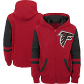 Atlanta Falcons Preschool Stadium Color Block Full-Zip Hoodie Red - NFL