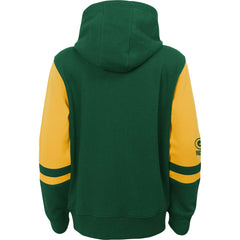 Green Bay Packers Preschool Stadium Color Block Full-Zip Hoodie Green - NFL