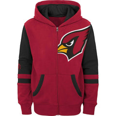 Arizona Cardinals Youth Colorblock Full-Zip Hoodie Cardinal - NFL