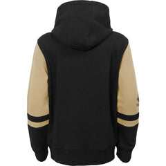 New Orleans Saints Youth Colorblock Full-Zip Hoodie Black - NFL