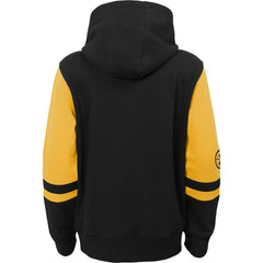 Pittsburgh Steelers Youth Colorblock Full-Zip Hoodie Black - NFL