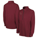 Arizona Cardinals Combine Authentic Raglan Quarter-Zip Top Cardinal - NFL
