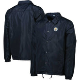 Manchester City Coaches Full-Snap Jacket - Navy