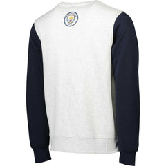 Manchester City Kangaroo Pullover Sweatshirt - Gray/Navy