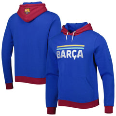 Barcelona Outdoor Pullover Hoodie - Blue