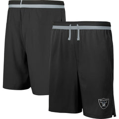 Las Vegas Raiders Cool Down Tri-Color Elastic Training Shorts Black - NFL