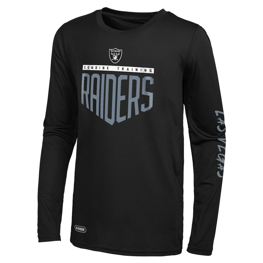 Las Vegas Raiders Impact Long Sleeve T-Shirt Black - NFL