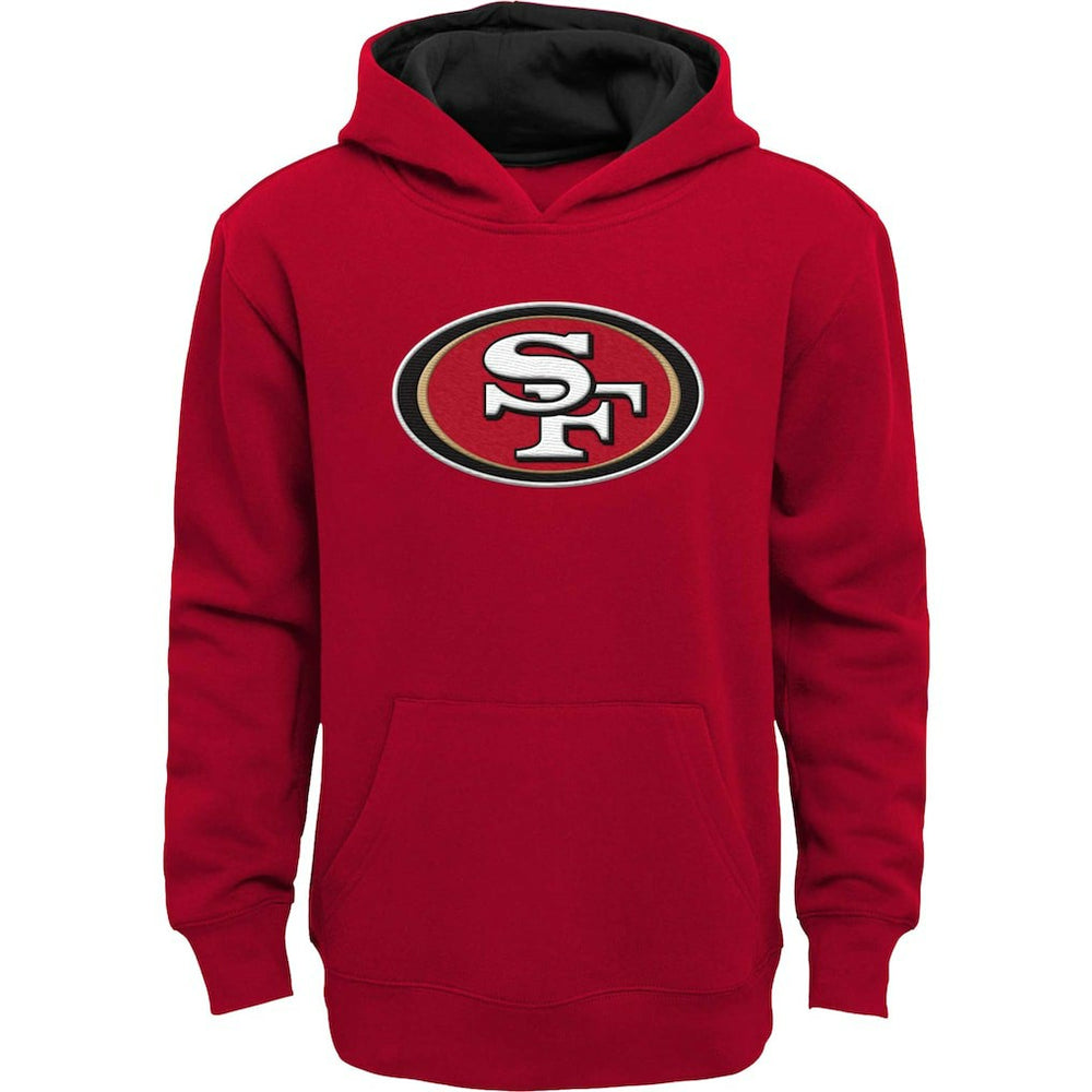 San Francisco 49ers Youth Prime Pullover Hoodie Scarlet - NFL