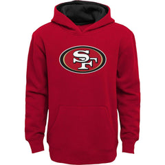 San Francisco 49ers Youth Prime Pullover Hoodie Scarlet - NFL