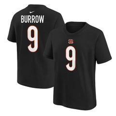 Joe Burrow Cincinnati Bengals Youth Player Name & Number T-Shirt Black - Nike