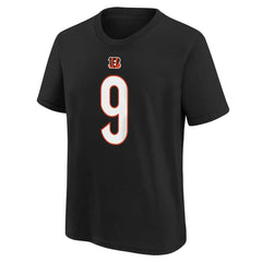 Joe Burrow Cincinnati Bengals Youth Player Name & Number T-Shirt Black - Nike