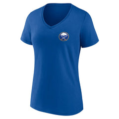 Buffalo Sabres - Women's Territorial V-Neck T-Shirt Royal