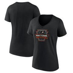 Philadelphia Flyers - Women's Proclamation V-Neck T-Shirt Black
