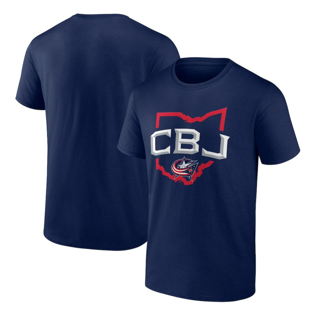 Columbus Blue Jackets - Represent T-Shirt Navy