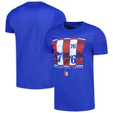 NBA - Philadelphia 76ers Stadium Essentials City Skyline T-Shirt - Royal