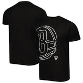 NBA - Brooklyn Nets Stadium Essentials Unisex Element Logo Pop T-Shirt - Black