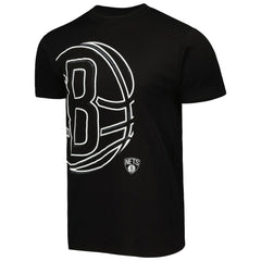 NBA - Brooklyn Nets Stadium Essentials Unisex Element Logo Pop T-Shirt - Black