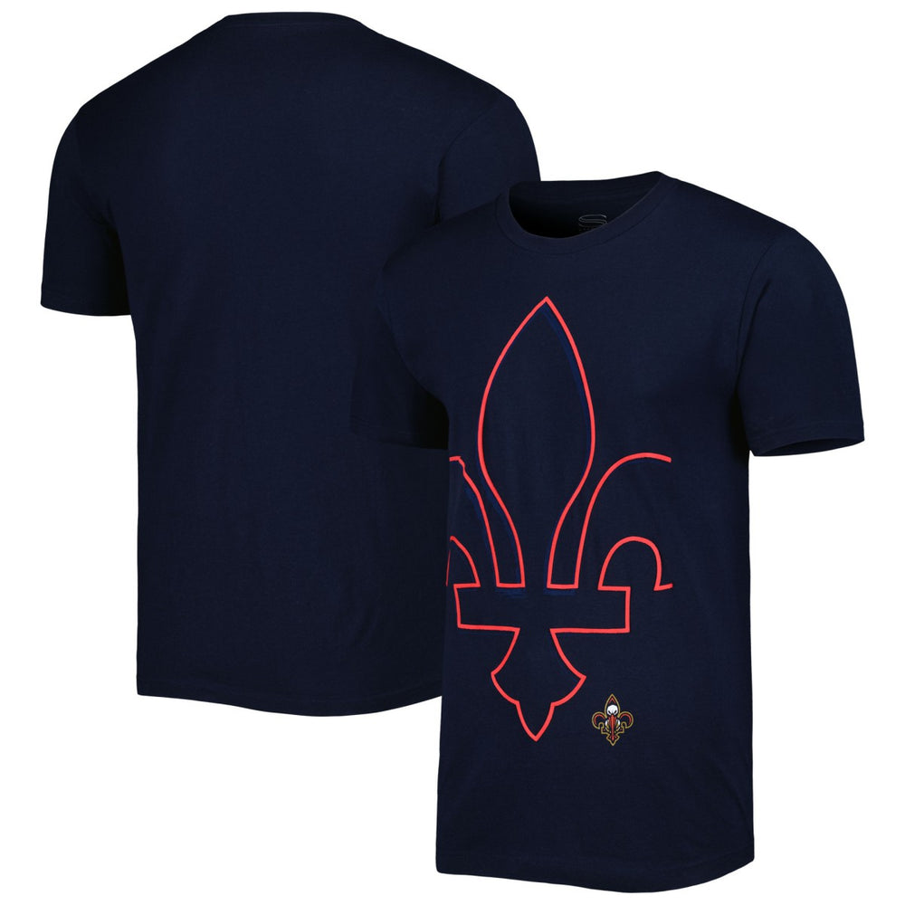 NBA - New Orleans Pelicans Stadium Essentials Unisex Element Logo Pop T-Shirt - Navy