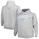 St. Louis Blues - Fanatics Special Edition 2.0 Big & Tall Wordmark Pullover Hoodie Heather Gray